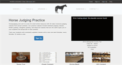 Desktop Screenshot of horsejudging.com